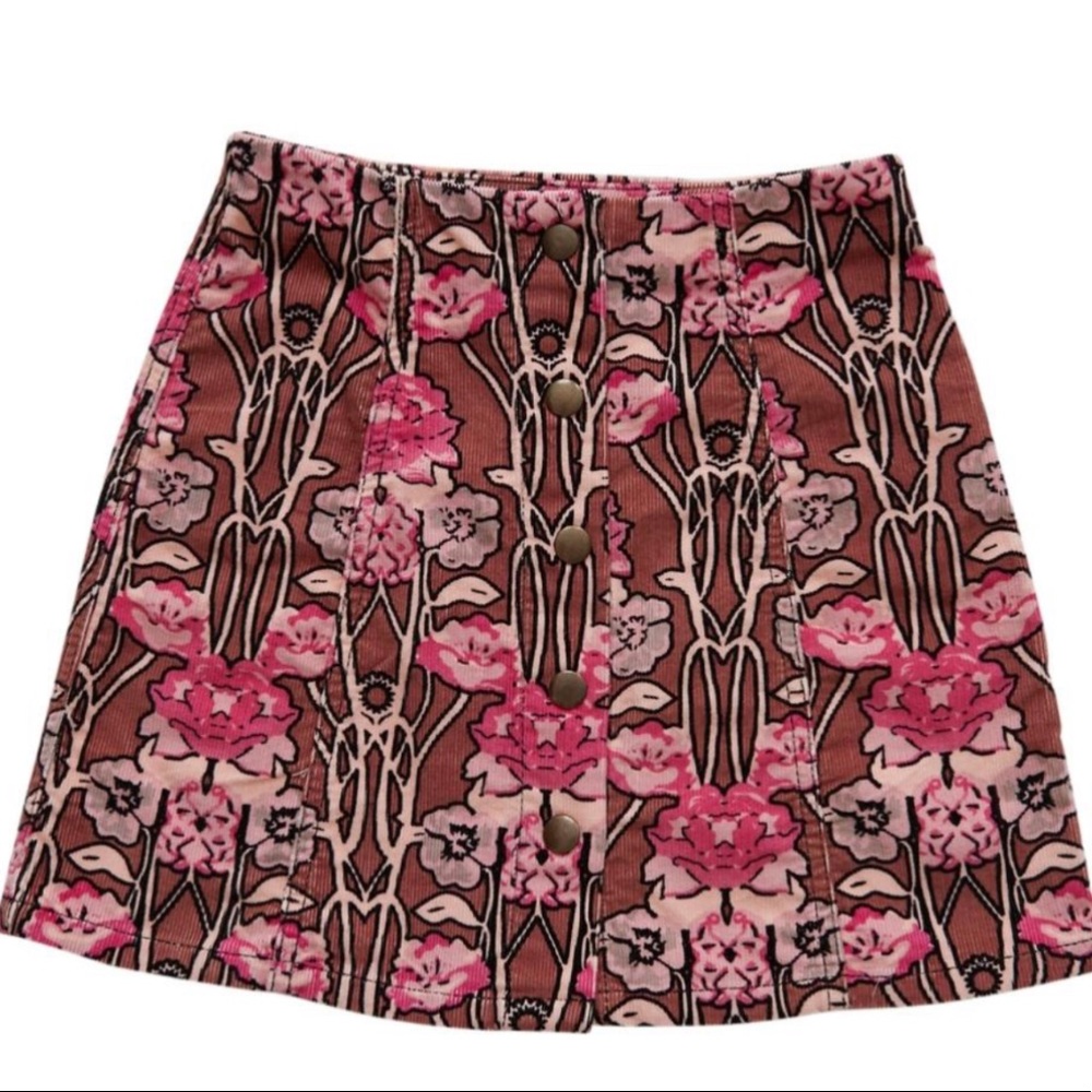 TOPSHOP MINI CORDUROY SKIRT